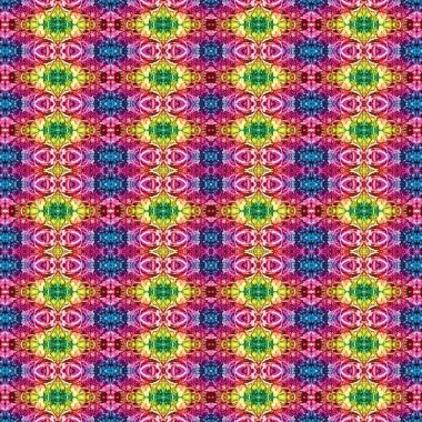 Kusursuz sanat modeli. Kusursuz sanat soyut arka plan. Etnik doku. Kaleydoskop arkaplanı