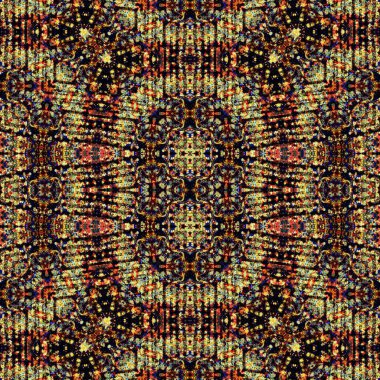 Kusursuz sanat modeli. Kusursuz sanat soyut arka plan. Etnik doku. Kaleydoskop arkaplanı