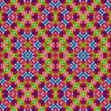 Kusursuz sanat modeli. Kusursuz sanat soyut arka plan. Etnik doku. Kaleydoskop