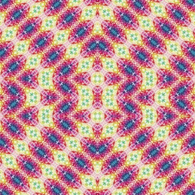 Kusursuz sanat modeli. Kusursuz sanat soyut arka plan. Etnik doku. Kaleydoskop