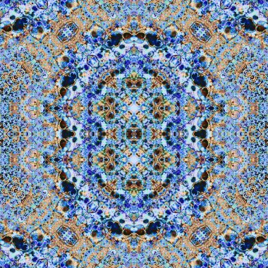 Kusursuz sanat modeli. Kusursuz sanat soyut arka plan. Etnik doku. Kaleydoskop arkaplanı