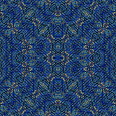 Kusursuz sanat modeli. Kusursuz sanat soyut arka plan. Etnik doku. Kaleydoskop arkaplanı