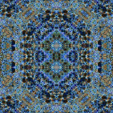 Kusursuz sanat modeli. Kusursuz sanat soyut arka plan. Etnik doku. Kaleydoskop arkaplanı