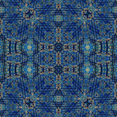 Kusursuz sanat modeli. Kusursuz sanat soyut arka plan. Etnik doku. Kaleydoskop arkaplanı