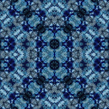 Kusursuz sanat modeli. Kusursuz sanat soyut arka plan. Etnik doku. Kaleydoskop