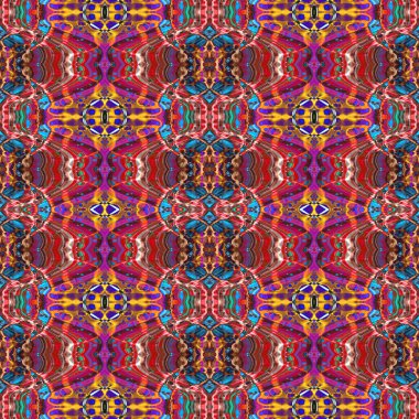 Kusursuz sanat modeli. Kusursuz sanat soyut arka plan. Etnik doku. Kaleydoskop arkaplanı