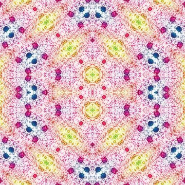 Kusursuz sanat modeli. Kusursuz sanat soyut arka plan. Etnik doku. Kaleydoskop