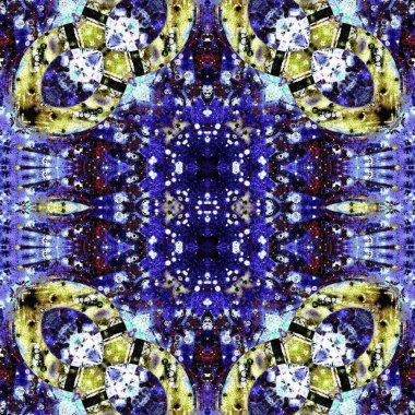 Kusursuz sanat modeli. Kusursuz sanat soyut arka plan. Etnik doku. Kaleydoskop