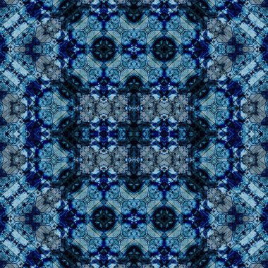 Kusursuz sanat modeli. Kusursuz sanat soyut arka plan. Etnik doku. Kaleydoskop