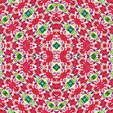 Kusursuz sanat modeli. Kusursuz sanat soyut arka plan. Etnik doku. Kaleydoskop