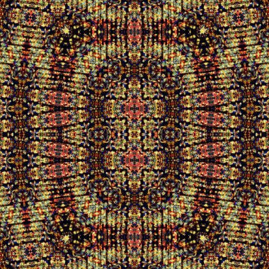 Kusursuz sanat modeli. Kusursuz sanat soyut arka plan. Etnik doku. Kaleydoskop arkaplanı