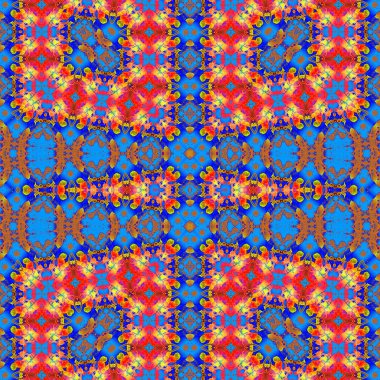 Kusursuz sanat modeli. Kusursuz sanat soyut arka plan. Etnik doku. Kaleydoskop