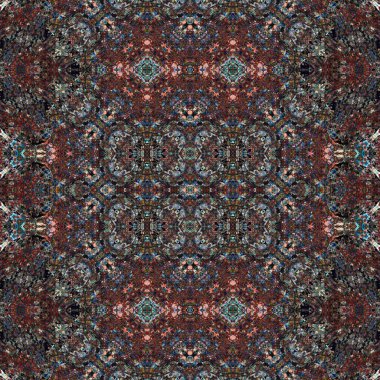 Kusursuz sanat modeli. Kusursuz sanat soyut arka plan. Etnik doku. Kaleydoskop arkaplanı