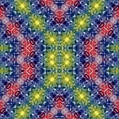 Kusursuz sanat modeli. Kusursuz sanat soyut arka plan. Etnik doku. Kaleydoskop