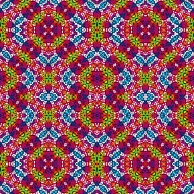 Kusursuz sanat modeli. Kusursuz sanat soyut arka plan. Etnik doku. Kaleydoskop