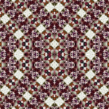 Kusursuz sanat modeli. Kusursuz sanat soyut arka plan. Etnik doku. Kaleydoskop arkaplanı