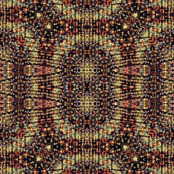 Kusursuz sanat modeli. Kusursuz sanat soyut arka plan. Etnik doku. Kaleydoskop arkaplanı