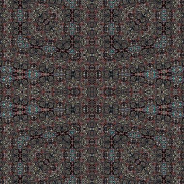 Kusursuz sanat modeli. Kusursuz sanat soyut arka plan. Etnik doku. Kaleydoskop arkaplanı