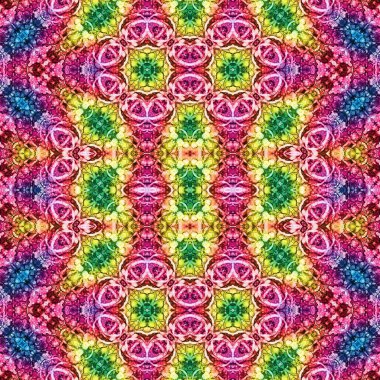 Kusursuz sanat modeli. Kusursuz sanat soyut arka plan. Etnik doku. Kaleydoskop arkaplanı