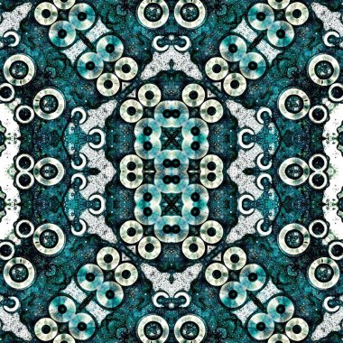 Kusursuz sanat modeli. Kusursuz sanat soyut arka plan. Etnik doku. Kaleydoskop