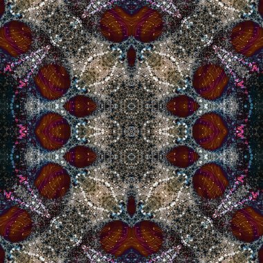 Kusursuz sanat modeli. Kusursuz sanat soyut arka plan. Etnik doku. Kaleydoskop