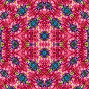 Kusursuz sanat modeli. Kusursuz sanat soyut arka plan. Etnik doku. Kaleydoskop arkaplanı