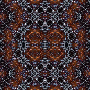 Kusursuz sanat modeli. Kusursuz sanat soyut arka plan. Etnik doku. Kaleydoskop arkaplanı