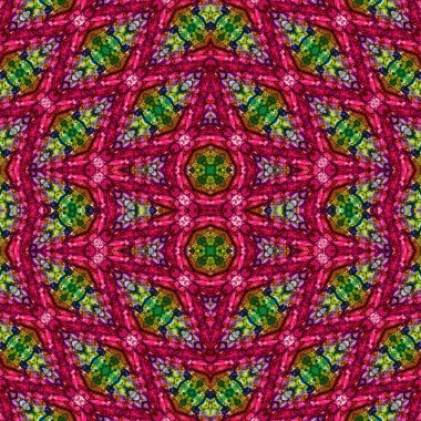 Kusursuz sanat modeli. Kusursuz sanat soyut arka plan. Etnik doku. Kaleydoskop