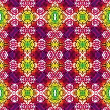 Kusursuz sanat modeli. Kusursuz sanat soyut arka plan. Etnik doku. Kaleydoskop