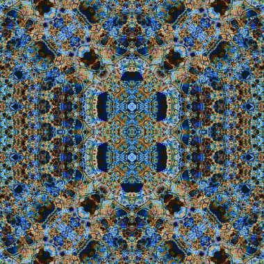 Kusursuz sanat modeli. Kusursuz sanat soyut arka plan. Etnik doku. Kaleydoskop arkaplanı