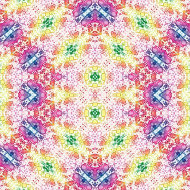 Kusursuz sanat modeli. Kusursuz sanat soyut arka plan. Etnik doku. Kaleydoskop arkaplanı