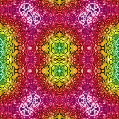 Kusursuz sanat modeli. Kusursuz sanat soyut arka plan. Etnik doku. Kaleydoskop