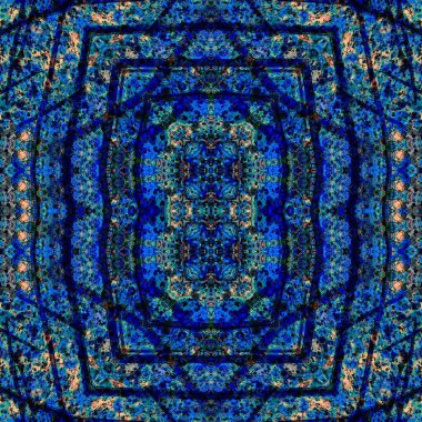 Kusursuz sanat modeli. Kusursuz sanat soyut arka plan. Etnik doku. Kaleydoskop arkaplanı