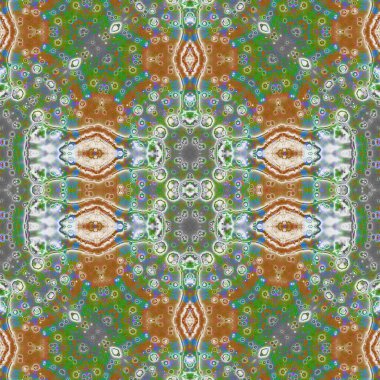 Kusursuz sanat modeli. Kusursuz sanat soyut arka plan. Etnik doku. Kaleydoskop