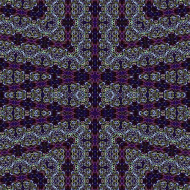 Kusursuz sanat modeli. Kusursuz sanat soyut arka plan. Etnik doku. Kaleydoskop