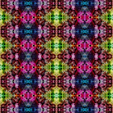 Kusursuz sanat modeli. Kusursuz sanat soyut arka plan. Etnik doku. Kaleydoskop arkaplanı