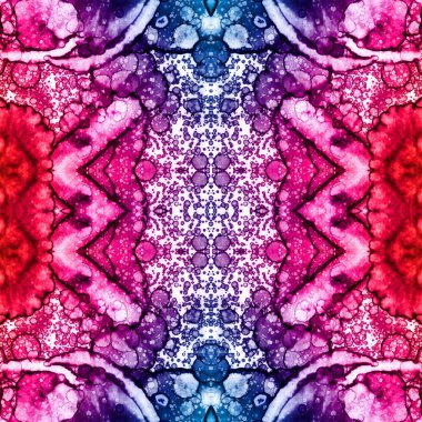 Kusursuz sanat modeli. Kusursuz sanat soyut arka plan. Etnik doku. Kaleydoskop