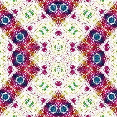 Kusursuz sanat modeli. Kusursuz sanat soyut arka plan. Etnik doku. Kaleydoskop