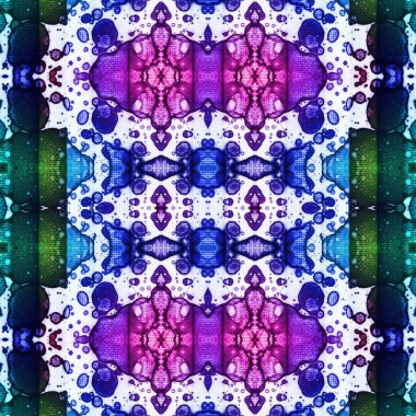 Kusursuz sanat modeli. Kusursuz sanat soyut arka plan. Etnik doku. Kaleydoskop