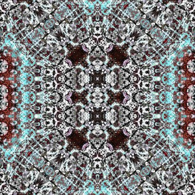 Kusursuz sanat modeli. Kusursuz sanat soyut arka plan. Etnik doku. Kaleydoskop