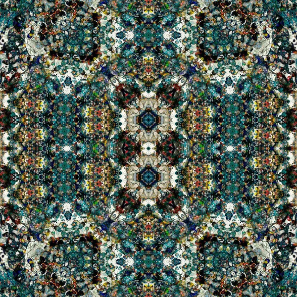 Kusursuz sanat modeli. Kusursuz sanat soyut arka plan. Etnik doku. Kaleydoskop arkaplanı