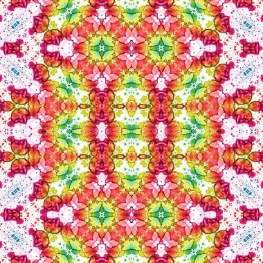 Kusursuz sanat modeli. Kusursuz sanat soyut arka plan. Etnik doku. Kaleydoskop