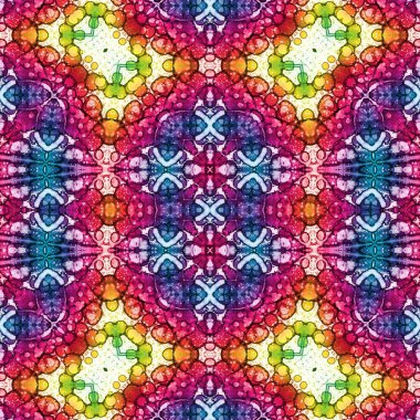 Kusursuz sanat modeli. Kusursuz sanat soyut arka plan. Etnik doku. Kaleydoskop arkaplanı