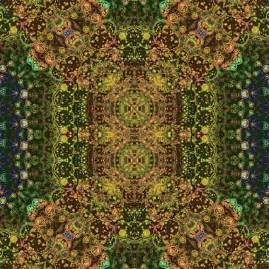 Kusursuz sanat modeli. Kusursuz sanat soyut arka plan. Etnik doku. Kaleydoskop arkaplanı