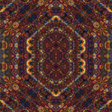 Kusursuz sanat modeli. Kusursuz sanat soyut arka plan. Etnik doku. Kaleydoskop arkaplanı