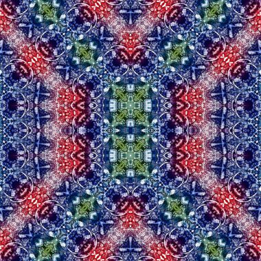 Kusursuz sanat modeli. Kusursuz sanat soyut arka plan. Etnik doku. Kaleydoskop