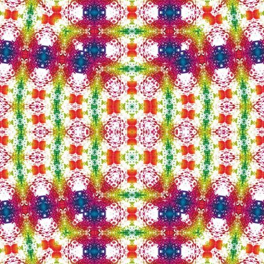 Kusursuz sanat modeli. Kusursuz sanat soyut arka plan. Etnik doku. Kaleydoskop arkaplanı