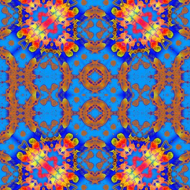 Kusursuz sanat modeli. Kusursuz sanat soyut arka plan. Etnik doku. Kaleydoskop