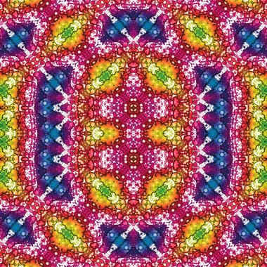 Kusursuz sanat modeli. Kusursuz sanat soyut arka plan. Etnik doku. Kaleydoskop arkaplanı