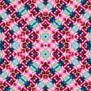 Kusursuz sanat modeli. Kusursuz sanat soyut arka plan. Etnik doku. Kaleydoskop